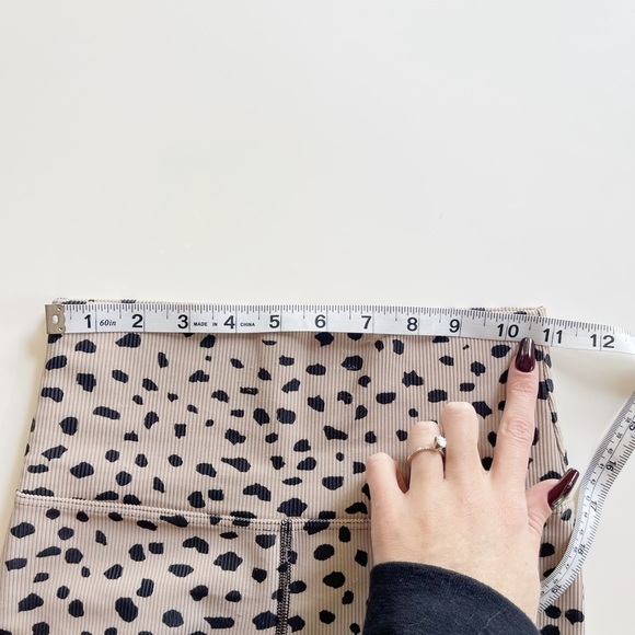 Beach Riot Ribbed Bike Short Animal Print - S - Picture 11 of 12